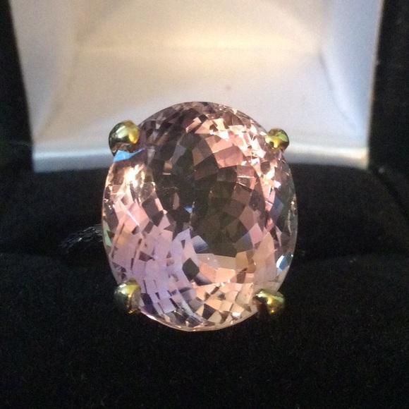 Atlanta Gem & Mineral Show Jewelry - Rare Exquisite Genuine Rose Du France Amethyst Ring